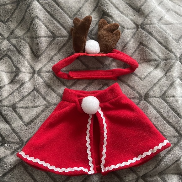 Pet Christmas costume outfit 4 piece set - Picture 4 of 7
